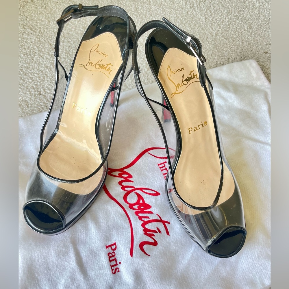 Christian Louboutin Clear Heels 38.5
